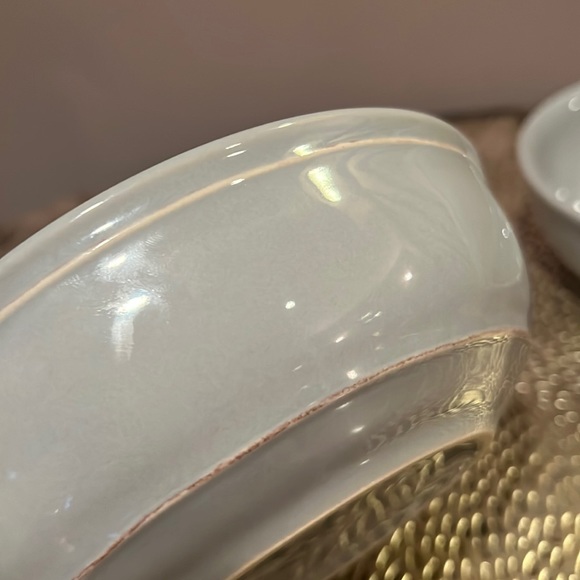 Pottery Barn Handcrafted Portugal Set/2 Ceramic Bowls - Picture 6 of 8